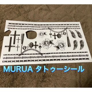 ムルーア(MURUA)のMURUA タトゥーシール　チェーン、バラ、十字架、フェザー(その他)