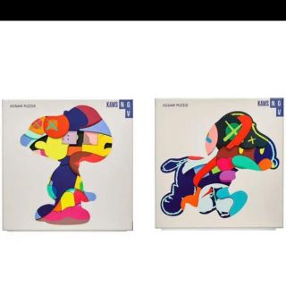 2点セット　KAWS ×SNOOPY JIGSAW PUZZLE ジグソーパズル