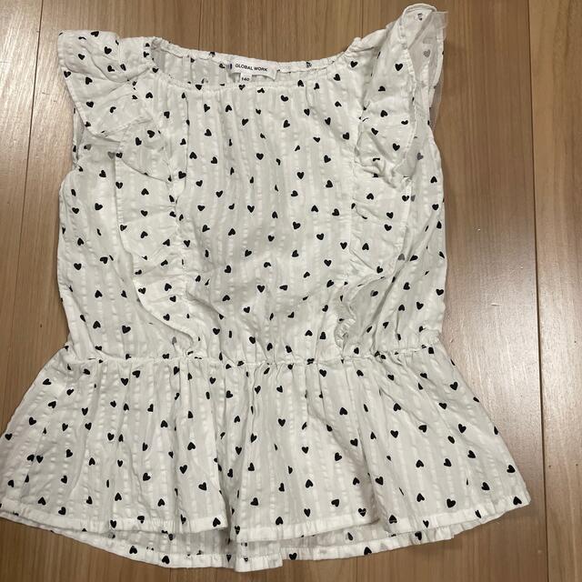 GLOBAL WORK(グローバルワーク)のtotochi♡様専用★水通しのみ☆グローバルワーク　トップス キッズ/ベビー/マタニティのキッズ服女の子用(90cm~)(Tシャツ/カットソー)の商品写真