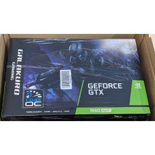 【新品・未開封】NVIDIA GeForce GTX 1660Super 6GB(PCパーツ)