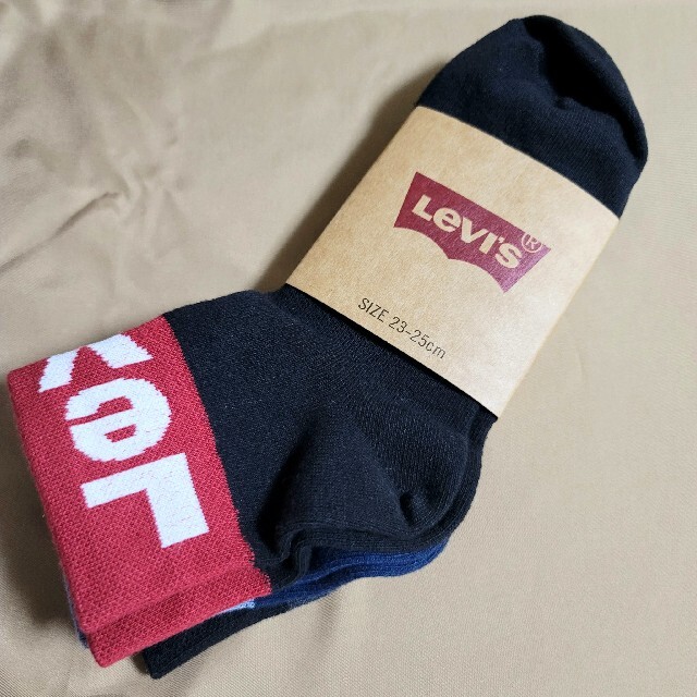 Levi's(リーバイス)の◆新品 Levi's リーバイス　ショートソックス　3P レディースのレッグウェア(ソックス)の商品写真