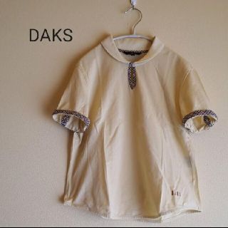 ダックス(DAKS)のDAKS レトロ vintage 丸襟 ポロシャツ(ポロシャツ)