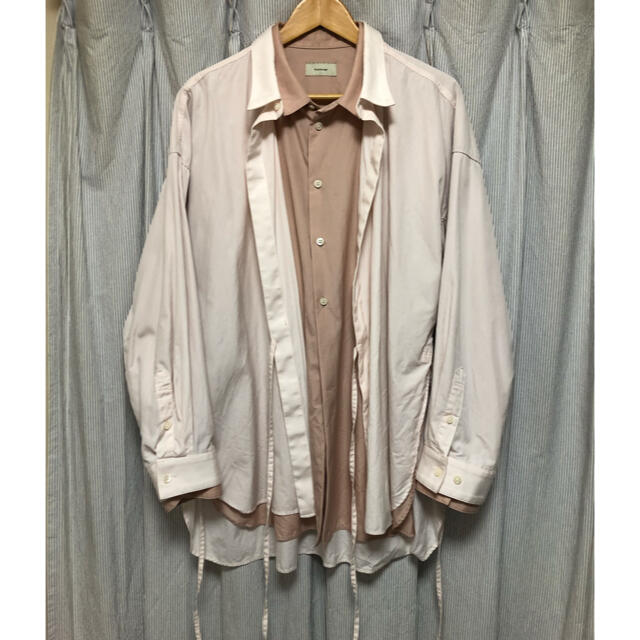1LDK SELECT(ワンエルディーケーセレクト)のToironierトワロニエ　レイヤードシャツ メンズのトップス(シャツ)の商品写真