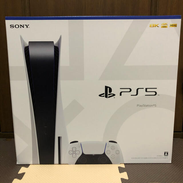 PlayStation(プレイステーション)の新品・未使用　PS5 本体 エンタメ/ホビーのゲームソフト/ゲーム機本体(家庭用ゲーム機本体)の商品写真