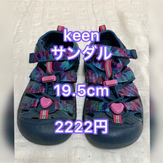 キーン(KEEN)のkeen ニューポートエイチツー　キッズサンダル　19.5cm(サンダル)