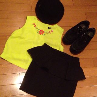 トップショップ(TOPSHOP)のTOPSHOP☆ビジュータンク(カットソー(半袖/袖なし))