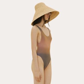 ロンハーマン(Ron Herman)のM様専用　Jacquemus ジャックムス　ワイド ブリム ラフィア ハット(麦わら帽子/ストローハット)