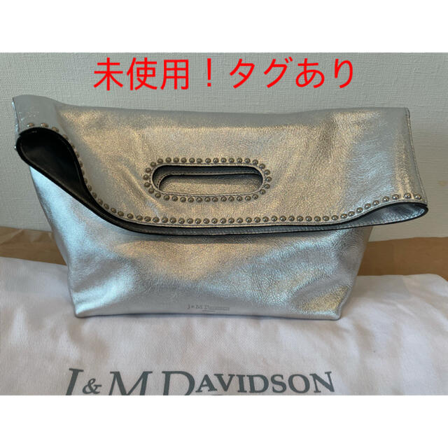 J&M DAVIDSON(ジェイアンドエムデヴィッドソン)の新品未使用！J&M DEVIDSON アイリス　シルバー3wayショルダーバッグ レディースのバッグ(ハンドバッグ)の商品写真