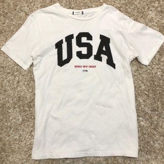 ブラウニー(BROWNY)の未使用  ブラウニー アメカジUSA国旗Tシャツ 白(Tシャツ(半袖/袖なし))