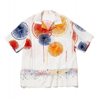 ワコマリア(WACKO MARIA)のflagstuff  フラグスタフ　オープンカラーシャツ　(シャツ)