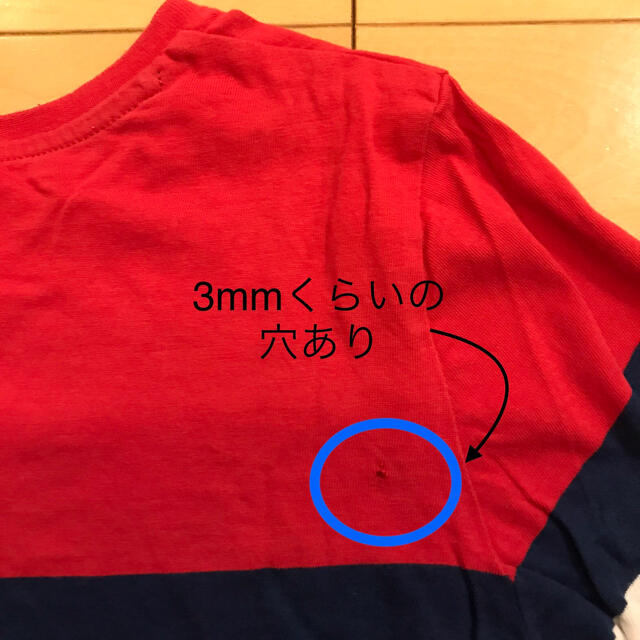 H&M(エイチアンドエム)のC&A  ボーダー　Tシャツ　2枚セット　140  キッズ/ベビー/マタニティのキッズ服男の子用(90cm~)(Tシャツ/カットソー)の商品写真
