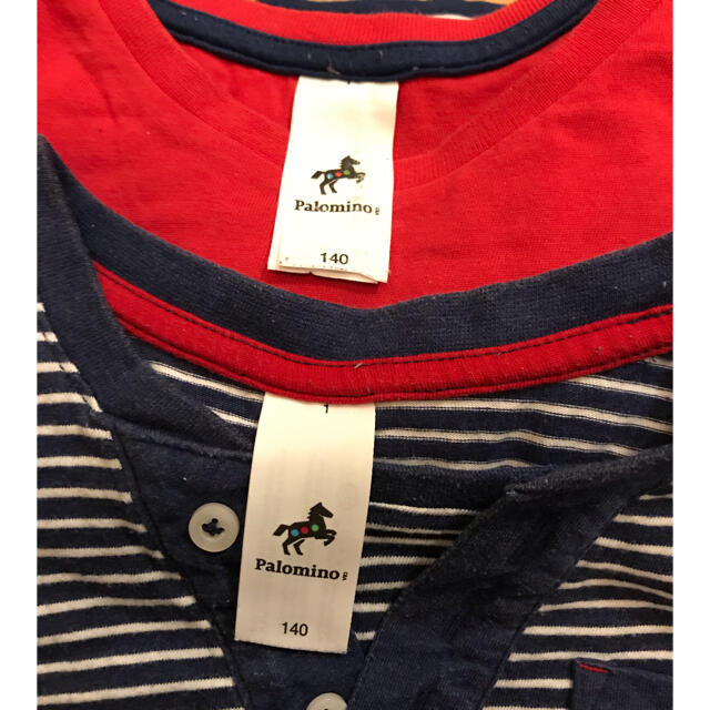 H&M(エイチアンドエム)のC&A  ボーダー　Tシャツ　2枚セット　140  キッズ/ベビー/マタニティのキッズ服男の子用(90cm~)(Tシャツ/カットソー)の商品写真