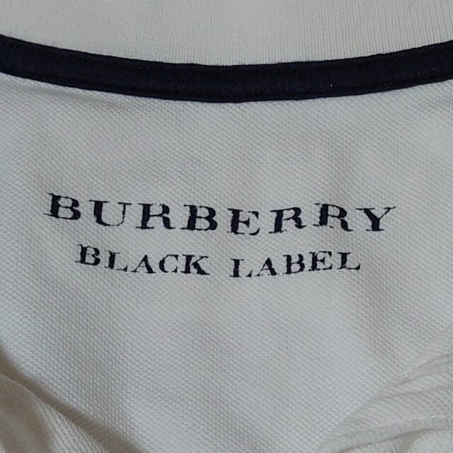 BURBERRY BLACK LABEL(バーバリーブラックレーベル)のバーバリーブラックレーベル ポロシャツ Ｍサイズ メンズのトップス(ポロシャツ)の商品写真