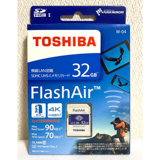FlashAir TOSHIBA 東芝 32GB SD-UWA032G(PC周辺機器)