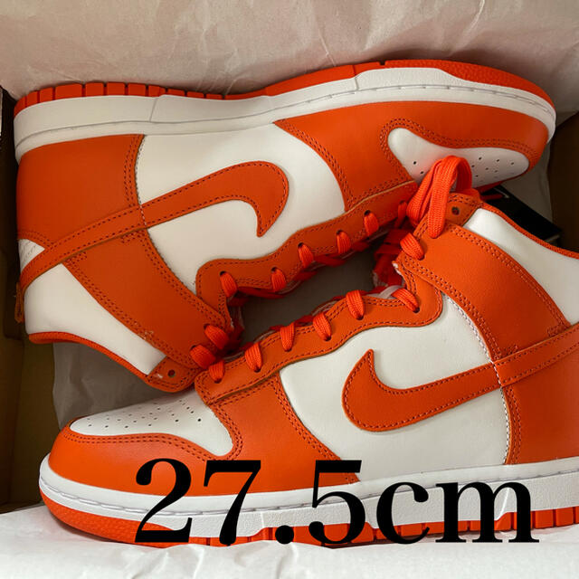 スニーカーNIKE Dunk High Orange Blaze