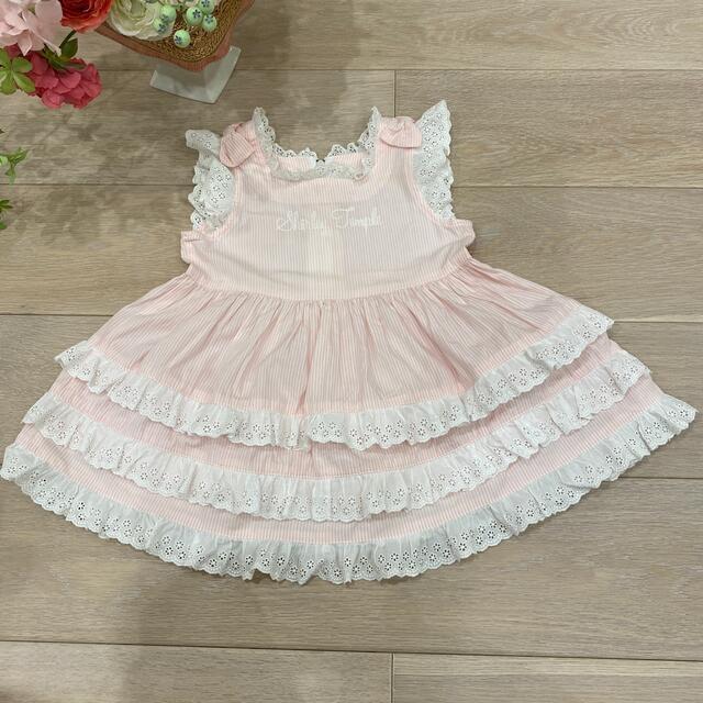 Shirley Temple(シャーリーテンプル)のシャーリーテンプル　Shirley Temple フリルワンピース　95 キッズ/ベビー/マタニティのキッズ服女の子用(90cm~)(ワンピース)の商品写真