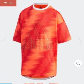 アディダス(adidas)の【新品】【サイズ：120】adidasキッズTシャツ(インスパイア赤)(Tシャツ/カットソー)