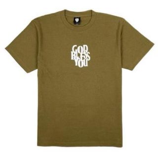 GOD BLESS YOU No2 T-SHIRT オリーブ XLサイズ(Tシャツ/カットソー(半袖/袖なし))