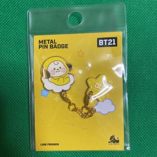 ボウダンショウネンダン(防弾少年団(BTS))のbt21  BTS   メタルピンバッジ  CHIMMY   チミー　ジミ(キャラクターグッズ)