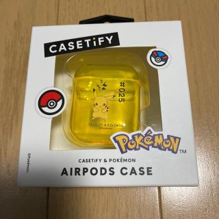 ポケモン(ポケモン)のCASETIFY Pokémon AirPodsケース　ピカチュウ(モバイルケース/カバー)