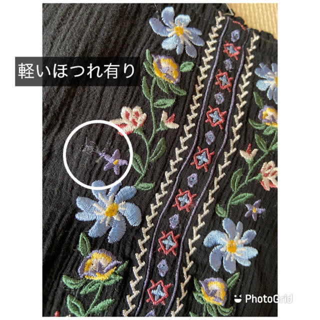 anyFAM(エニィファム)のエニィファム　夏物　ボヘミアン調刺繍ワンピース　110 used キッズ/ベビー/マタニティのキッズ服女の子用(90cm~)(ワンピース)の商品写真