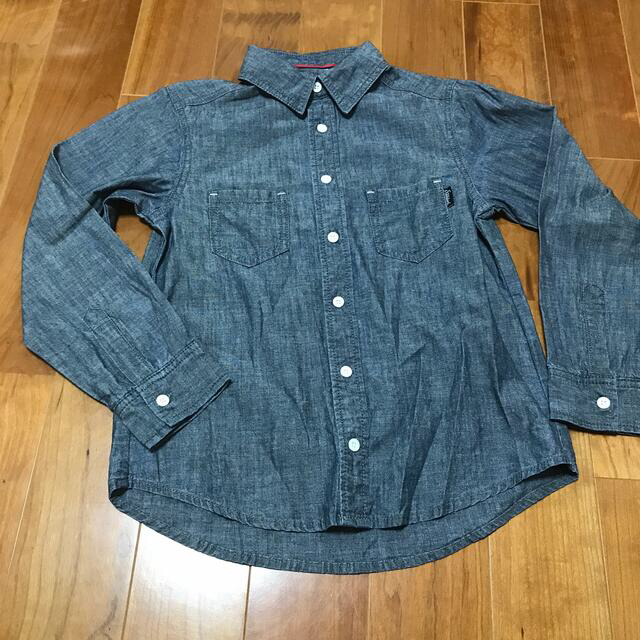 男児長袖ブラウスシャツ　140サイズ  キッズ/ベビー/マタニティのキッズ服男の子用(90cm~)(ブラウス)の商品写真