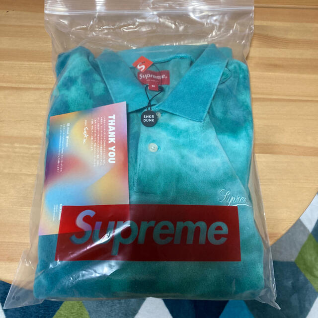 Supreme(シュプリーム)のSupreme Bleached Velour L/S Polo メンズのトップス(ポロシャツ)の商品写真