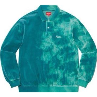 シュプリーム(Supreme)のSupreme Bleached Velour L/S Polo(ポロシャツ)