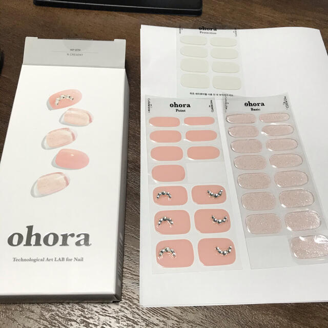 JORIN様専用　ohora ジェルネイルシール コスメ/美容のネイル(つけ爪/ネイルチップ)の商品写真