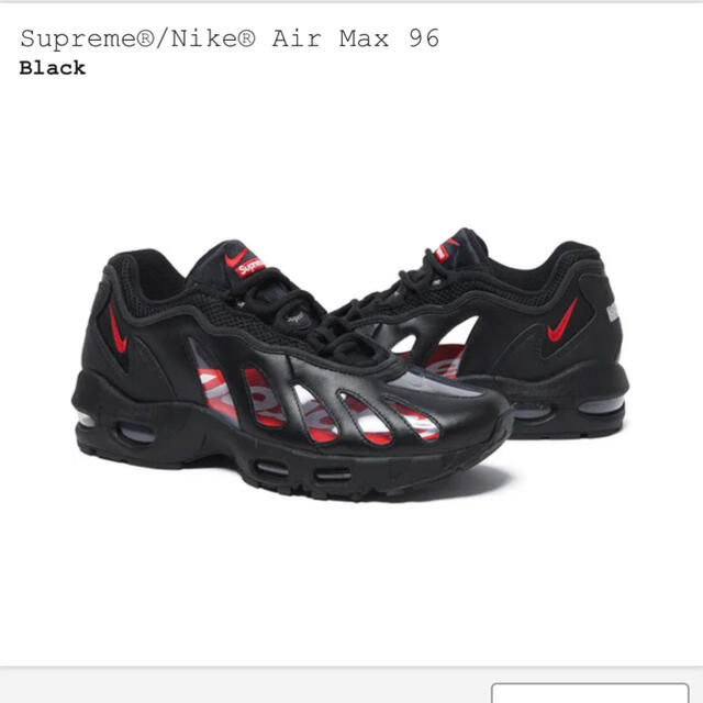 Supreme(シュプリーム)のSupreme Nike Air Max 96 シュプリーム ナイキ 26cm メンズの靴/シューズ(スニーカー)の商品写真