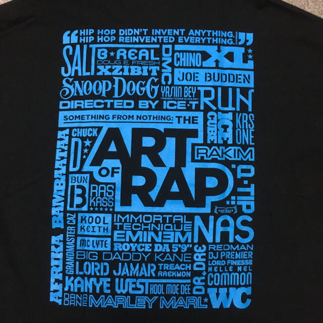 DISSIZIT(ディスイズイット)の【HIPHOP】ART OF RAP Tシャツ XL 【オフィシャル】 メンズのトップス(Tシャツ/カットソー(半袖/袖なし))の商品写真