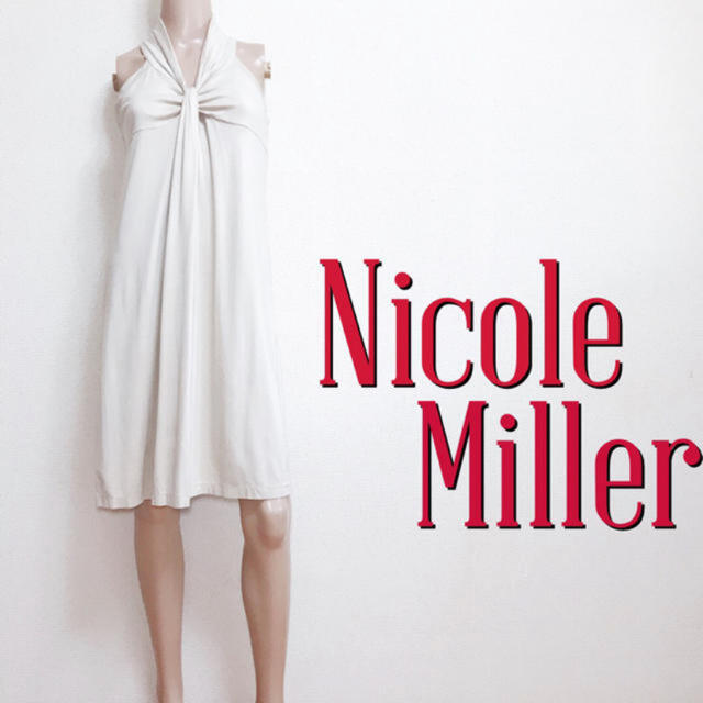 Nicole Miller(ニコルミラー)の極美ライン♪ニコルミラー セレブ定番 ストレッチワンピース♡マカフィー ミリー レディースのワンピース(ひざ丈ワンピース)の商品写真