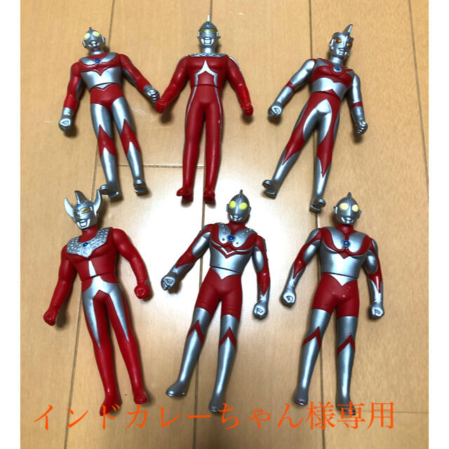 BANDAI(バンダイ)のウルトラマン　ソフビ　6体セット エンタメ/ホビーのフィギュア(特撮)の商品写真