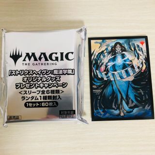 マジックザギャザリング(マジック：ザ・ギャザリング)のMTG ストリクスヘイヴン魔法学園BOX購入特典スリーブ 時間のねじれ 日本画(カードサプライ/アクセサリ)