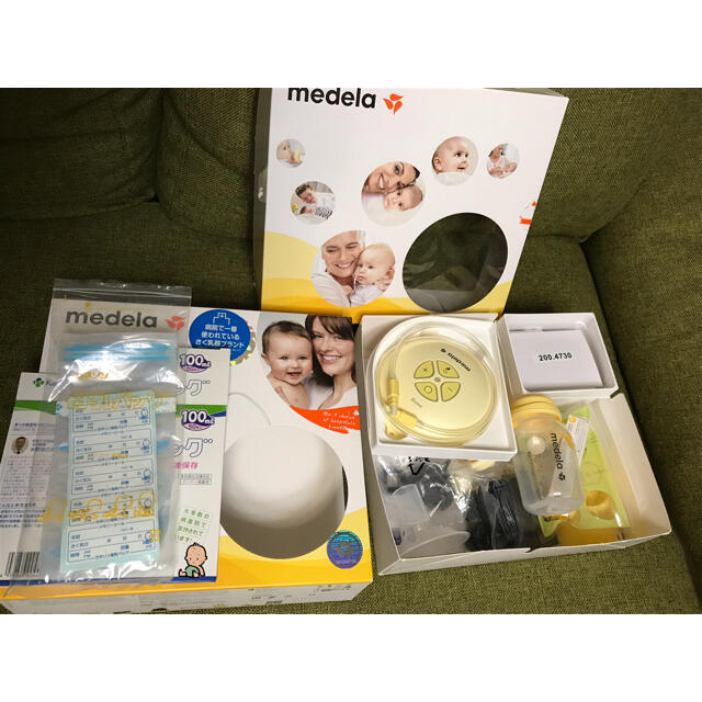 メデラ medela 電動搾乳機 スイング 母乳育児