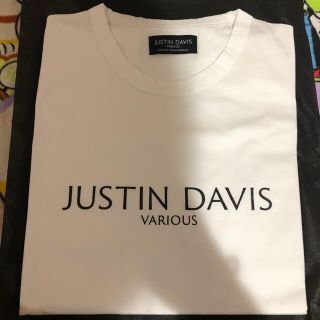 ジャスティンデイビス(Justin Davis)のジャスティンデイビス新品、未使用品Tシャツ、カラーホワイトMサイズ(Tシャツ/カットソー(半袖/袖なし))