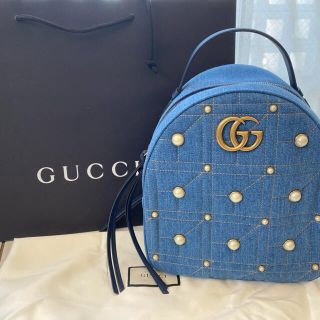 グッチ(Gucci)の5月15日までお取り置き中⭐︎新品未使用☆GUCCI デニム　リュック(リュック/バックパック)