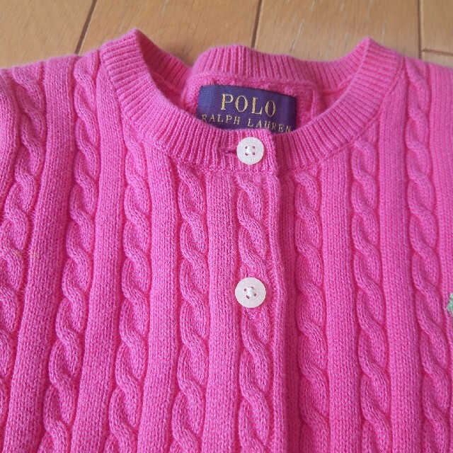 POLO RALPH LAUREN(ポロラルフローレン)のラルフローレン　美品ワンピース　カーディガン　女の子　6歳用　110~120 キッズ/ベビー/マタニティのキッズ服女の子用(90cm~)(ワンピース)の商品写真