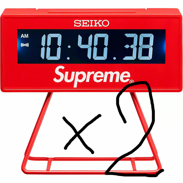 Supreme / Seiko Marathon Clock 2台分