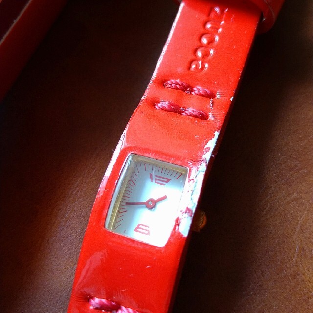 CABANE de ZUCCa(カバンドズッカ)のCABANE de ZUCCa 腕時計★manicure★マニキュア★レッド レディースのファッション小物(腕時計)の商品写真