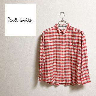 ポールスミス(Paul Smith)の【美品】PAUL SMITH POTTERY シルク混チェックシャツ(シャツ/ブラウス(長袖/七分))