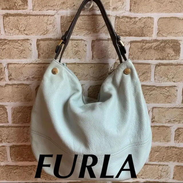 フルラ／FURLA バッグ ショルダーバッグ 鞄 レディース 女性 女性用レザー 革 本革 グレー 灰色  CAPRICCIO カプリッチョ 2WAY ショルダーバッグ シボ革 シュリンクレザー