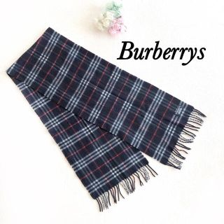 バーバリー(BURBERRY)のBurberry LONDON バーバリーロンドン マフラー ネイビー(マフラー)