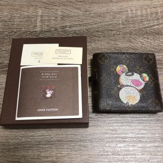 ルイヴィトン(LOUIS VUITTON)のルイヴィトン　モノグラムパンダ　ポルトフォイユマルコ　二つ折り財布(折り財布)