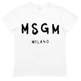 エムエスジイエム(MSGM)のMSGMシンプルロゴＴシャツ(Tシャツ(半袖/袖なし))