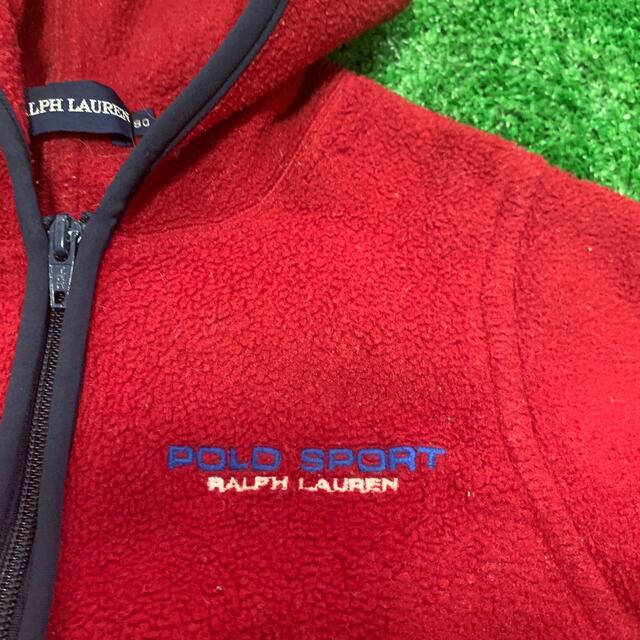 POLO RALPH LAUREN(ポロラルフローレン)のRALPH LAUREN POLO SPORTフリース　カバーオール　80cm キッズ/ベビー/マタニティのベビー服(~85cm)(カバーオール)の商品写真