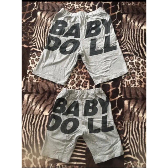 BABYDOLL(ベビードール)の親子ペア　ハーフパンツ　baby doll 130 M キッズ/ベビー/マタニティのキッズ服男の子用(90cm~)(パンツ/スパッツ)の商品写真