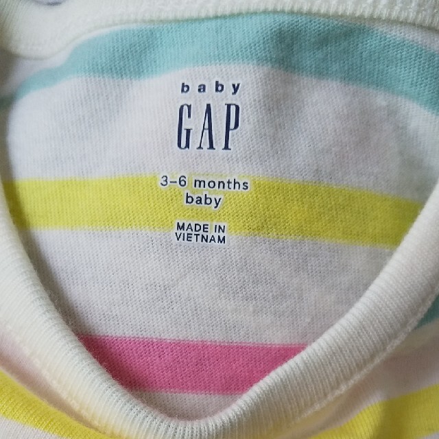 babyGAP(ベビーギャップ)のbabyGAP 長袖ロンパース キッズ/ベビー/マタニティのベビー服(~85cm)(ロンパース)の商品写真