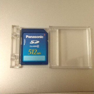 パナソニック(Panasonic)のPanasonic SDカード 512MB 1枚(PC周辺機器)