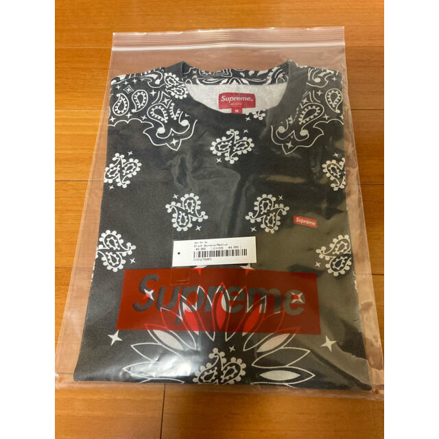 supreme bandana small box logo tee 黒 M